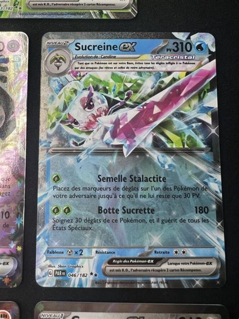 Sucreine Ex Faille Paradoxe Carte Pokemon