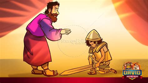 1 Samuel 17 David Fights Goliath Kids Bible Story