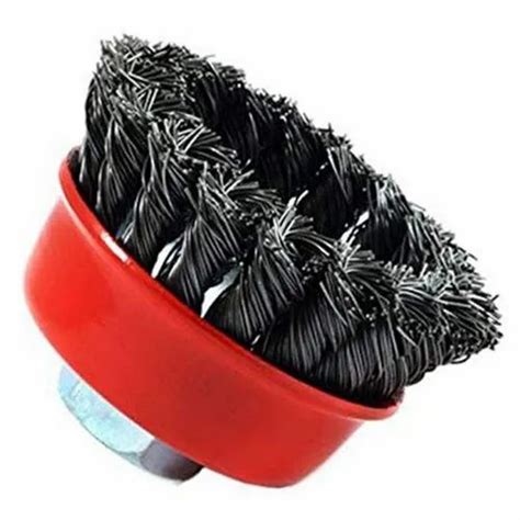 Carbon Steel Matrix Twisted Wire Cup Brush 75 Mm Maximum Rpm 1 Rpm At ₹ 50 Piece In Indore