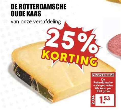 De Rotterdamsche Oude Kaas Aanbieding Bij Mcd Supermarkt Folders Nl