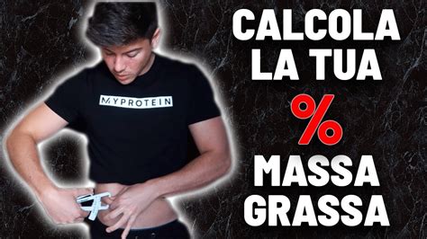 Come Calcolare La Percentuale Di Massa Grassa Solo 5€ Con Plicometro Youtube