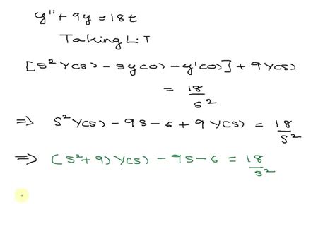 Solved Point Consider The Initial Value Problem Y Y T