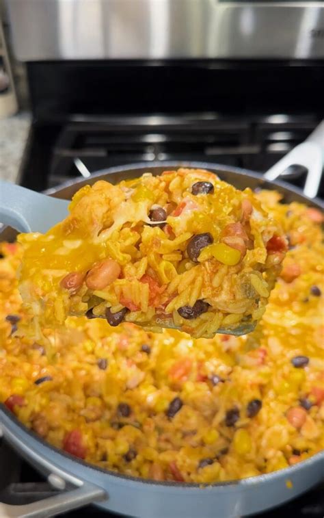 Mexican Chicken & Rice Casserole - Cooking with Katie Cross