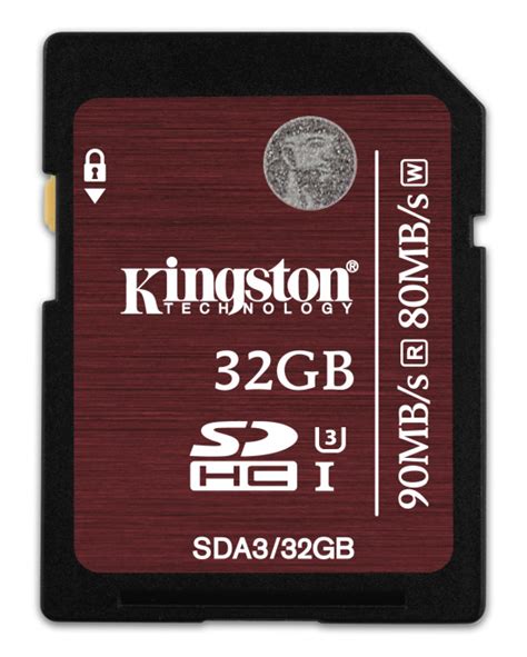 Kingston Digital Introduces SDHC SDXC UHS I Speed Class 3 U3 Memory