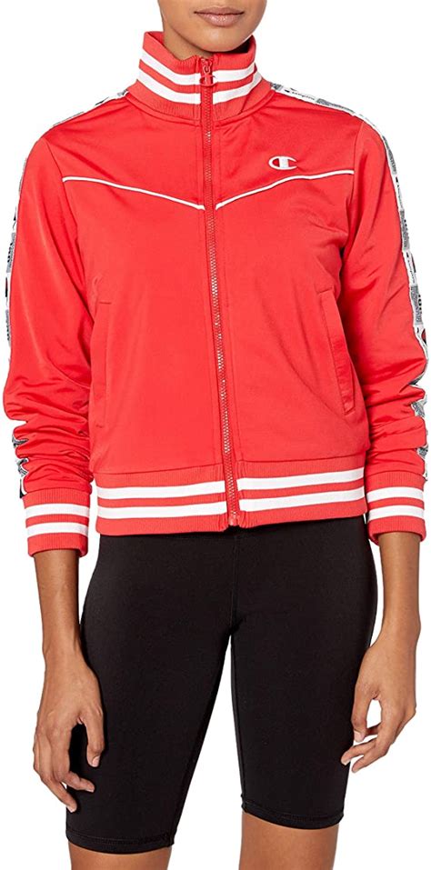 Champion Womens Tricot Track Jacket Wf Shopping