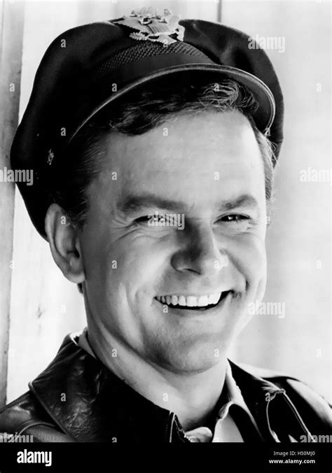 HOGAN'S HEROES CBS TV series 1965-1971 with Bob Crane as Colonel Robert Hogan in 1969 Stock ...