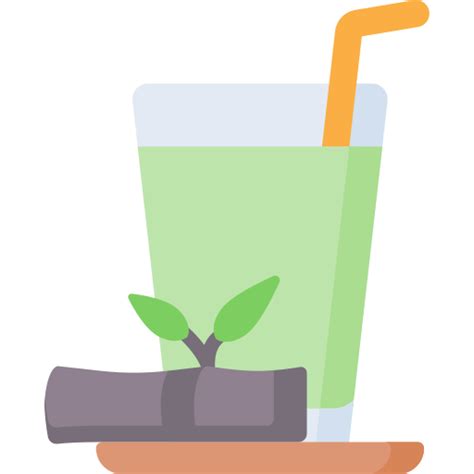 Sugar Cane Juice Special Flat Icon