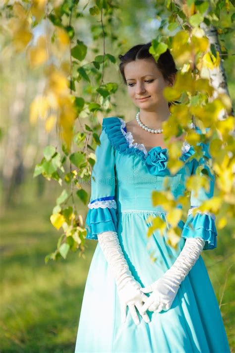 Girl In Vintage Dress Stock Image Image Of Nostalgic 30190869