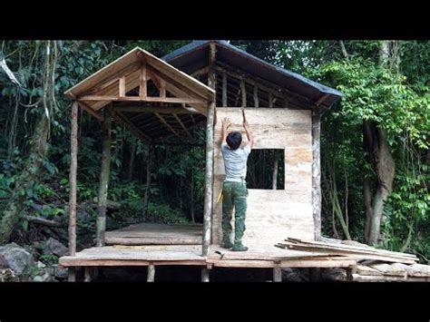 Build A Wooden Cabin Wooden House Live In The Forest Build A Farm