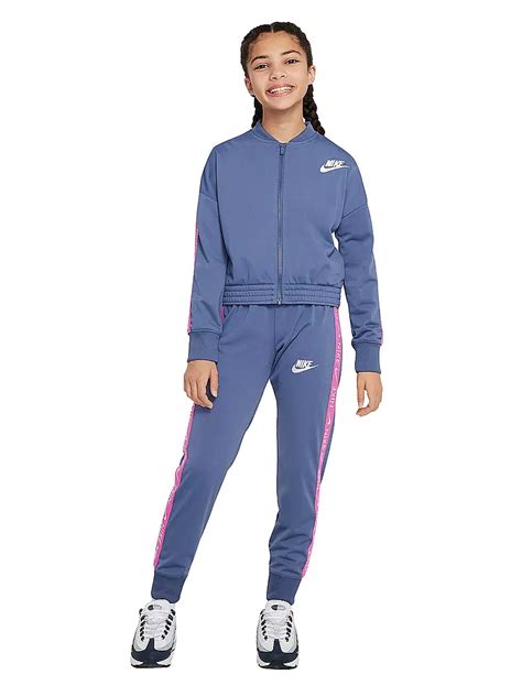 Nike Mädchen Trainingsanzug Blau