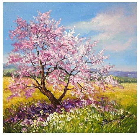 INFLORIRE Tablouri De Suflet Si Vis Flower Art Painting Cityscape