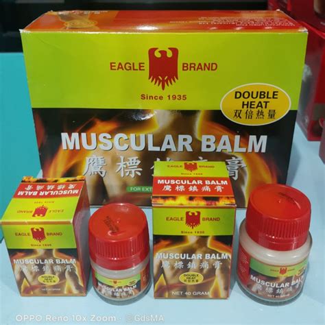 Eagle Brand Muscular Balm 20G 40G Singapore Made Shopee Philippines