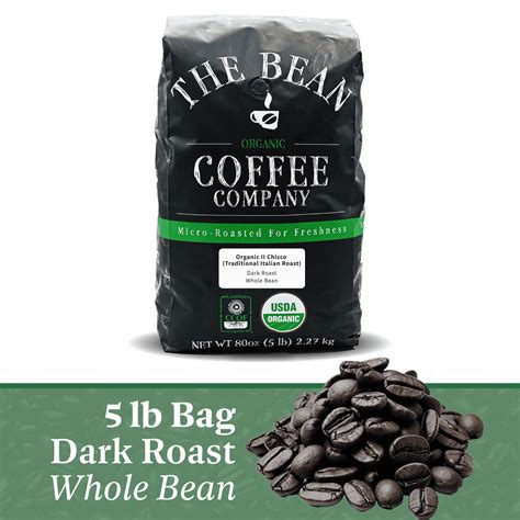 The Bean Organic Coffee Company Il Chicco Traditional Italian Roast