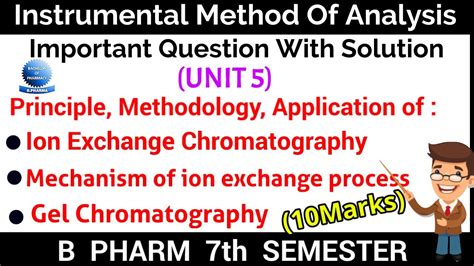 Instrumental Method Of Analysis Th Sem Important Question Ll Mechanism