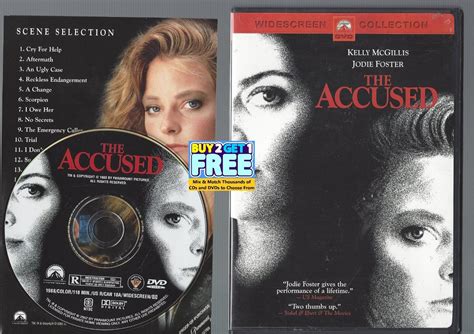 The Accused Dvd 1988 Kelly Mcgillis Jodie Foster Disc And Cover Art Only 97360176049 Ebay