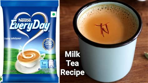 Milk Powder Tea Nestle Everyday Milk Powder Tea Recipe Youtube