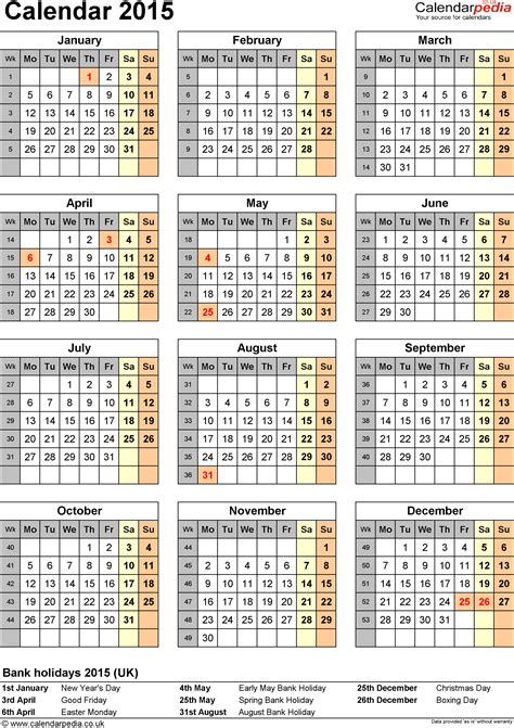 Printable 2015 Calendar Pictures Images