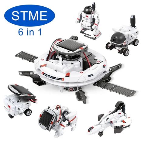 Solar Robot Kit Stem Toys 6 In 1 Solar Robot Kit Learning Science