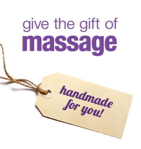 Give The T Of Massage This Christmas