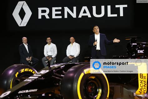 L To R Jerome Stoll FRA Director Of Renault Sport F1 With Cyril