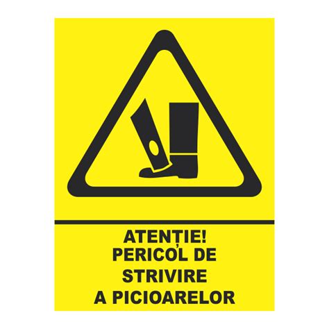 Indicator Atentie Pericol De Strivire A Picioarelor Papeti Ro