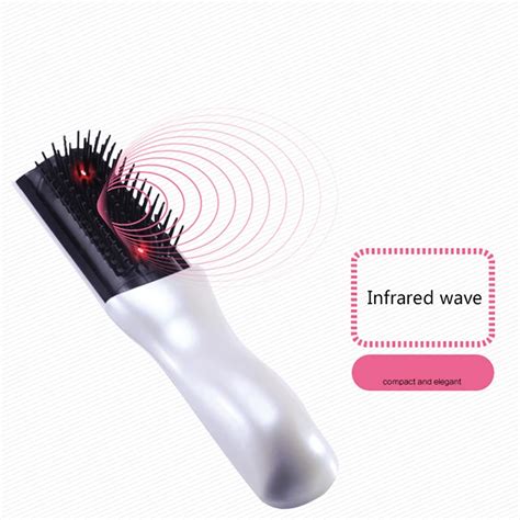 Electric Infrared Laser Hair Brush Massage Comb Stop Hair Loss Hair Growth Therapy Vibration