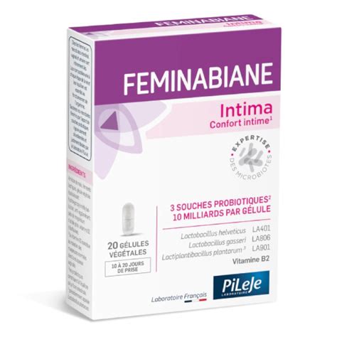 Feminabiane Intima 20 gélules flore intime PILEJE