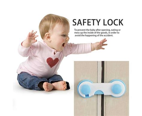 Baby Safety Locks Child Proof Cabinets Drawers Appliances Toilet