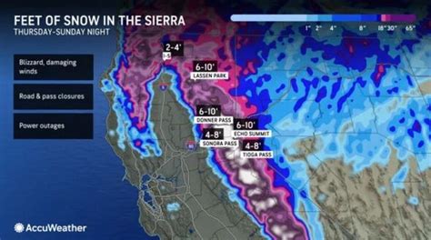 Sierra Nevada blizzard: Over 100 inches of snow to fall in 'life ...