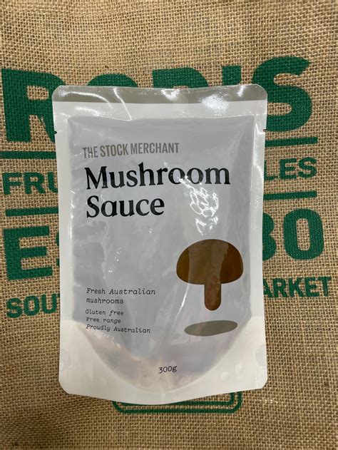 Sauce Mushroom 300g The Stock Merchant Rods Fruit And Veg