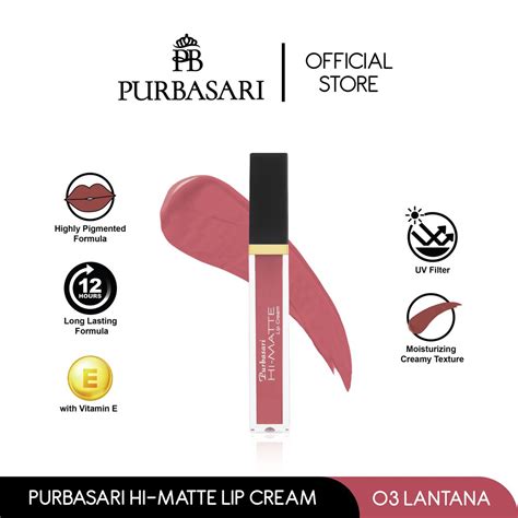 Jual Purbasari Hi Matte Lip Cream Lantana Matte Lipcream Matte