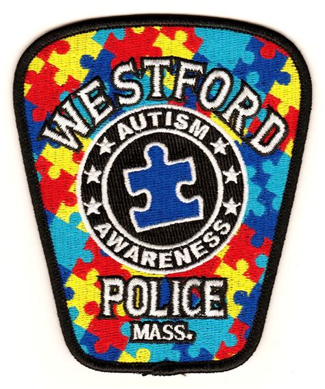 Westford Massachusetts Police Autism Awareness Patch Issue Flickr