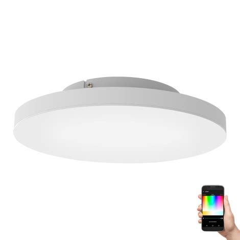 Eglo Plafonnier Intensit Variable Led Rgbw Turcona Z Led