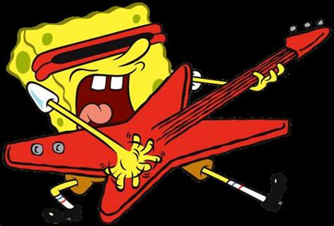 Spongebob Is Playing Guitar By Arielmaule300 On Deviantart