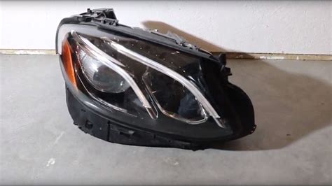 2017 2019 Mercedes Benz E300 E400 Led Headlight Repair Youtube