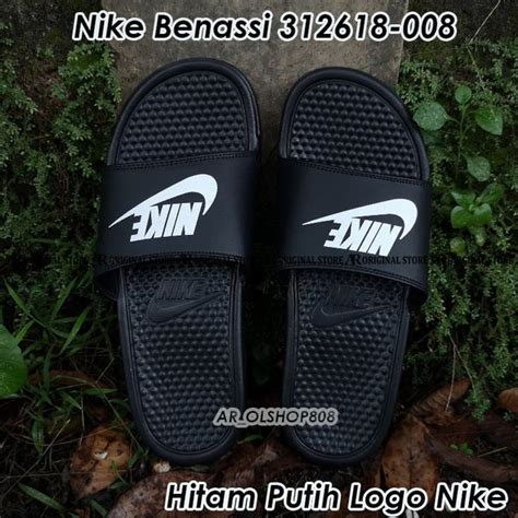 Jual Produk Nike Benassi Black White Termurah Dan Terlengkap Mei