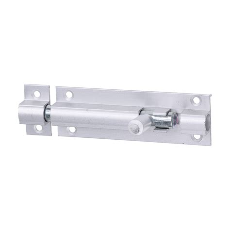 Timco Straight Barrel Bolt Satin Aluminium