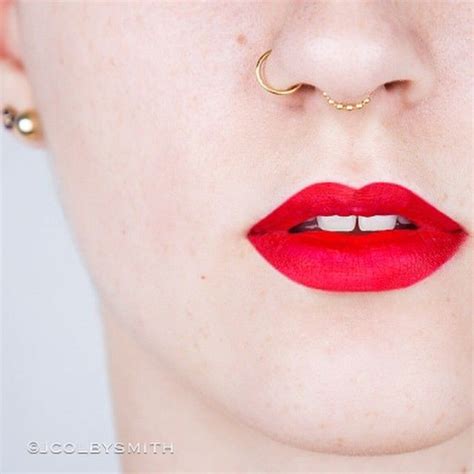 J Colby Smith On Instagram “yg Beaded Septum Chain And Sleeper Ring