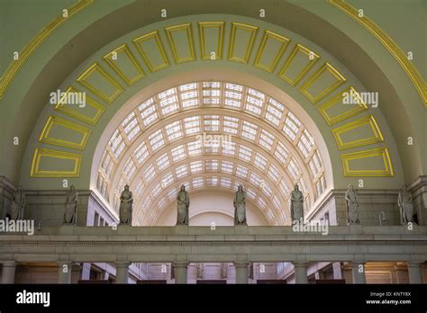 Union Station Architecture Interior Washington DC November 2016 Stock ...