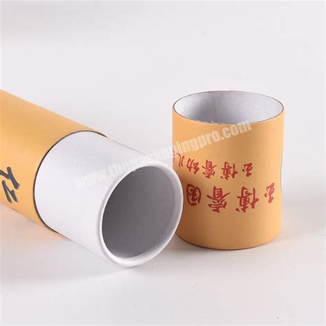 Biodegradable Food Grade Cylinder Box Tea Paper Tube Packaging