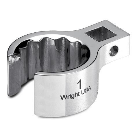 Wright Tool Drive Flare Nut Crowfoot Wrench Chrome Point