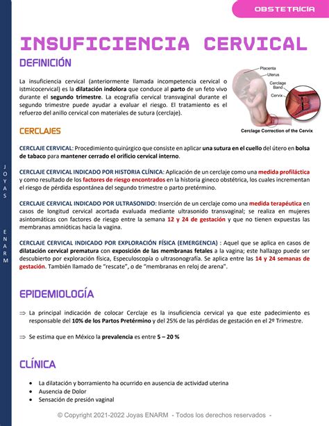 SOLUTION 8 Insuficiencia Cervical Cerclaje Studypool