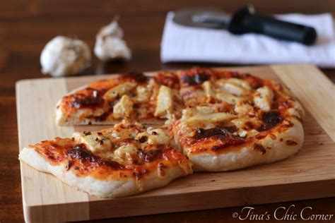 Garlic Chicken Pizza – Tina's Chic Corner