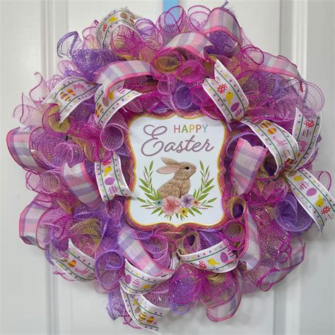 Easter Wreath Easter Door Wreath Easter Wreaths Easter Wreath For