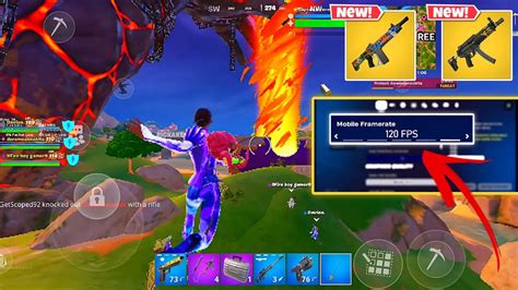 Samsung S23 Ultra120 Fps Fortnite Mobile Gameplay Best Settings For