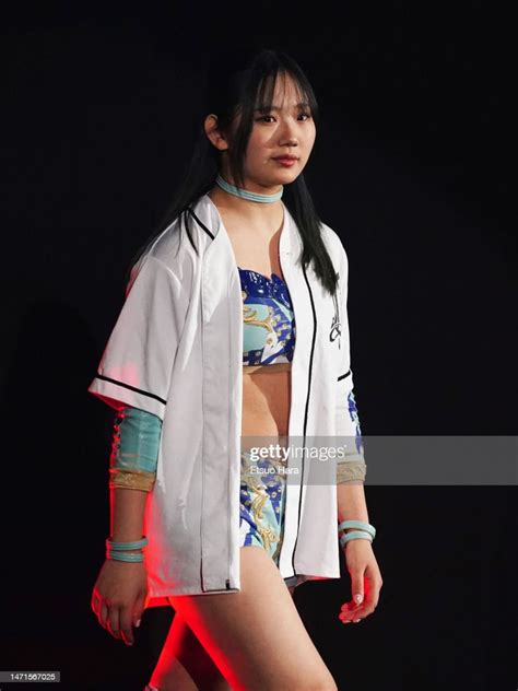 Miyu Amasaki Enters The Ring During The Womens Pro Wrestling News