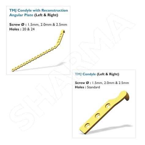 TMJ Condyle Plate Thickness 2 0mm Size Std At Rs 1750 In Waghodia