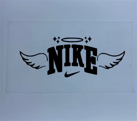 Nike Iron On Decal Nike Swoosh Heat Transfer Applique Diy Etsy