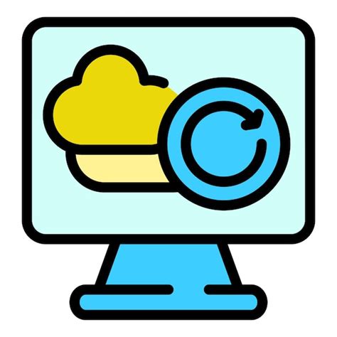 Premium Vector Computer Backup Icon Outline Computer Backup Vector