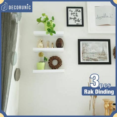 Jual New Decorunic Floating Shelf Rak Dinding Minimalis Ukuran